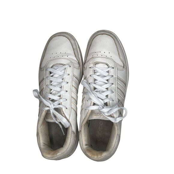 Adidas Mens White Sneakers Size 10.5 EU 44.2 Classic Style Casual Shoes C76 - Picture 2 of 9